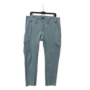 Ann Everett Blue Denim Cargo Pants Size 35" Waist